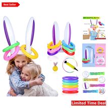 Classic Family-Friendly Bunny Ears Ring Toss - Perfect for Easter Celebr... - $23.71