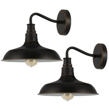 Outdoor Wall Lights, Exterior Gooseneck Barn Light Wall Sconce Indu... - £85.52 GBP