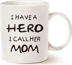 Mother&#39;s Day Gifts for Mom Her Women, Coffee Mug, I Have a Hero I Call Her Mom F - £14.15 GBP