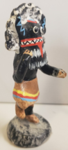 Southwest Handmade 1:12 Scale(?) Dollhouse Miniature Native Painted Kachina Doll - £18.06 GBP