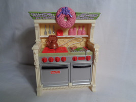 2008 Fisher Price Loving Family Dollhouse Replacement Kitchen Stove Oven... - £9.29 GBP