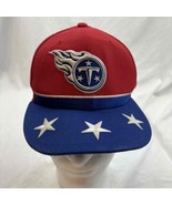 New Era Youth 9FIFTY Cap Red Blue NFL Tennessee Titans Flag Snapback OS - £15.55 GBP