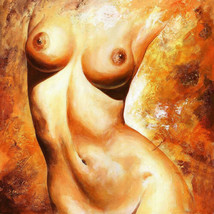 Canvas Print Oil Painting Abstract Nude Picture printed canvas Giclee - £8.35 GBP+