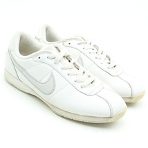 NIKE Stamina Womens Sz 7.5 White Leather Cheer Shoes 172018-102 Gray Swo... - £27.09 GBP