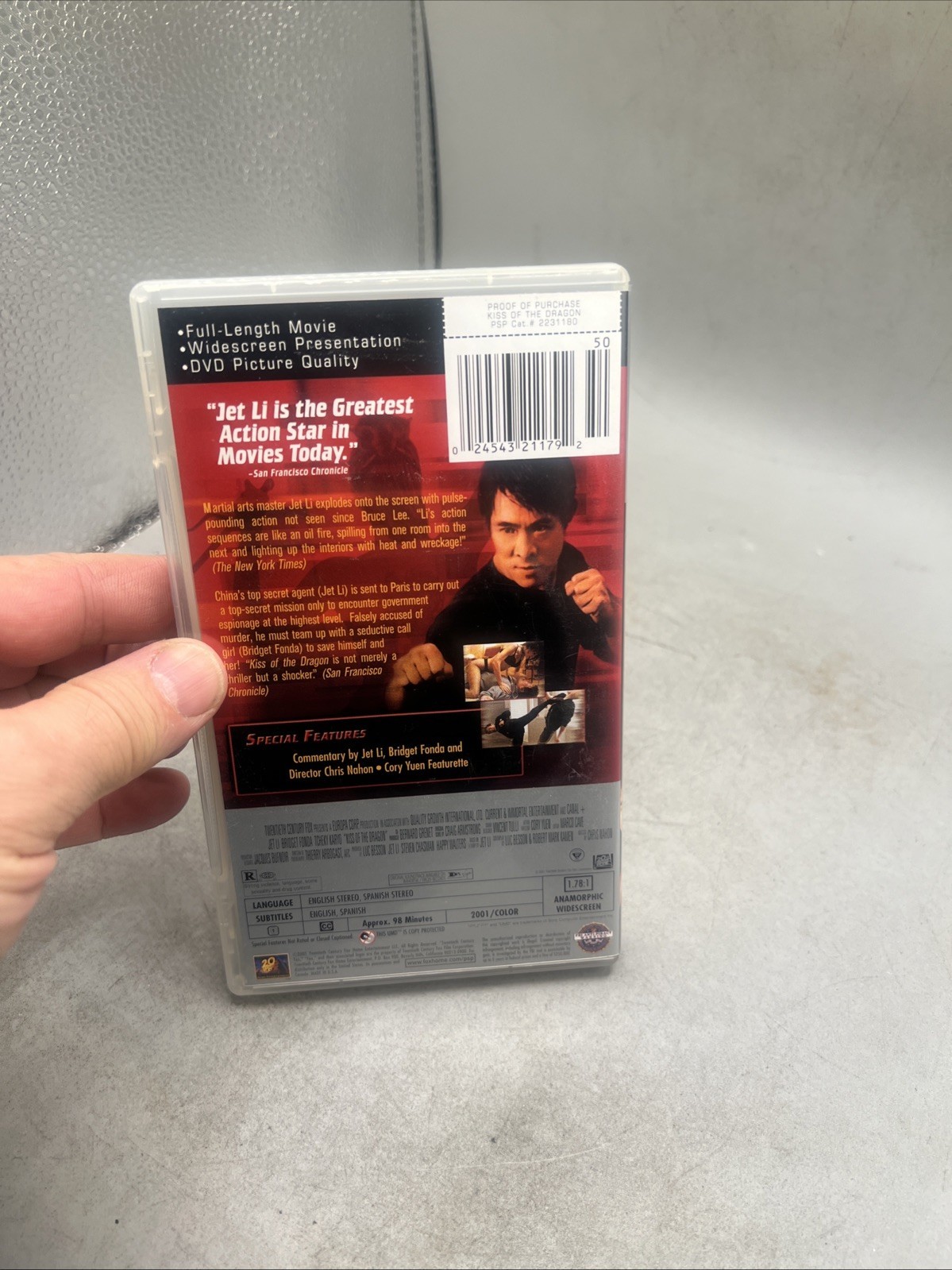 Kiss Of The Dragon (UMD-Movie) Jet Li PSP PlayStation Portable Item image 9