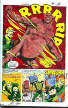 1977 Original Green Arrow World&#39;s Finest 245 color guide art pg 36:DC Comics,JLA - $67.60