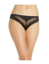 JASON WU Hipster Panties Satin Eyelash Lace Black Size Medium $30 - NWT - £7.17 GBP