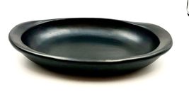 SET 6 PCS Black Clay Dinner Oval Serving Dish Plate with Handles Length 11.5&quot; Ha - $117.60