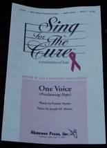 One Voice: I Will Not Be Silent, Joseph M. Martin, 2000, Old Sheet Music - £4.69 GBP