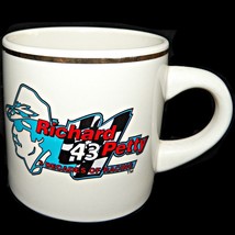 Vintage Richard Petty NASCAR 43 Winston Motor Sports 20th Anniversary Coffee Mug - £29.25 GBP
