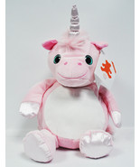 EB Embroider Whimsy Unicorn 16 Inch Embroidery Stuffed Animal - £20.99 GBP