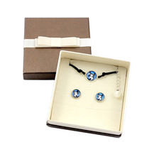 Siberian Husky. Jewelry with box for people who love dogs. Earrings and bracelet - £21.32 GBP