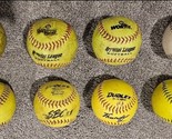 11&quot; Fastpitch Practice Softballs Lot of 8 -  Assorted Brands - $19.34