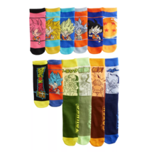 NEW Mens Dragonball Anime 12 Days of Socks Boxed Advent 4 crew 8 lowcut ... - £10.97 GBP