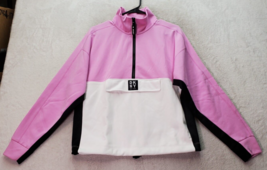 DKNY Sport Sweatshirt Womens Small Multi Polyester Long Raglan Sleeve Half Zip - £20.92 GBP