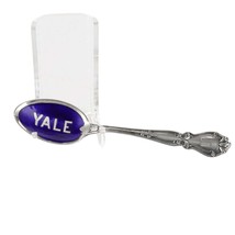 c1900 Yale University Gorham Sterling Silver Enamel Spoon - £285.13 GBP