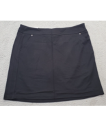 Greg Norman Golf Skort Women&#39;s XL Black Moisture-Wicking Stretchy Athlet... - $564.86 MXN