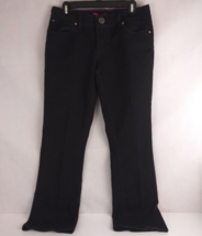 Wrangler Women&#39;s Midnight Jet Black Bootcut Jeans Size 7/8 x 32 - £19.06 GBP
