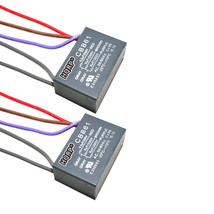 2-Pack Capacitor for Harbor Breeze Ceiling Fan 4.5uf+5uf+6uf 5-Wire CBB61 - £18.08 GBP