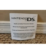 Nintendo DS Health and Safety Precautions Manual Instruction Booklet USA... - €5,16 EUR
