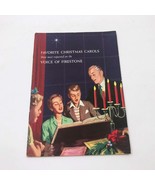 Vintage 1955 Voice of Firestone FAVORITE CHRISTMAS CAROLS Piano Song Book - $239.24 MXN