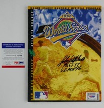 John Wetteland 1996 World Series Program New York Yankees vs Atlanta Braves - £62.56 GBP