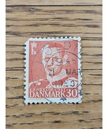 Denmark Stamp King Frederik IX 30 Used 1953 - €0,84 EUR