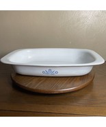 Vintage Corning Ware P-21 Open Roaster Blue Cornflower MINT - $23.36