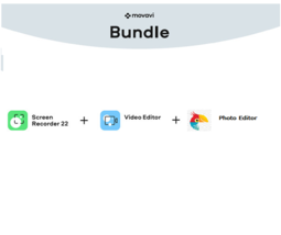 BUNDLE Deal  : Movavi Screen Recorder 2024  + Photo Editor + Video Editor Bundle - $59.80