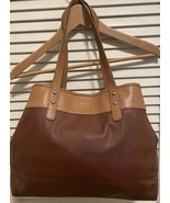 Fossil Issue No.1954 Expandable Gwen Shopper Tote Bag Handbag Brown Leather - $43.76 CAD