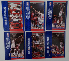1991-92 Fleer All-Star Game Team Set Of 6 Basketball Cards - £2.41 GBP