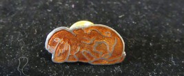 Brown Two-Toned Long Earred Rabbit Hat Tac/Lapel Pin, Fashion Accessory  - $4.99