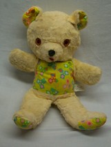 Vintage Antique A Gund Creation Tan Teddy Bear 15&quot; Plush Stuffed Animal Toy - £66.19 GBP