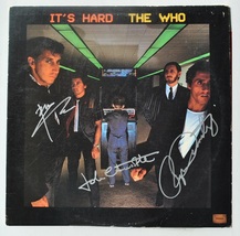 The Who Signed It&#39;s Hard Vinyl Record x3 - J Entwhistle ,P Townshend, R Daltrey - £938.20 GBP