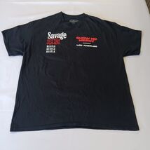 Popular Poison Legendary Savage Men’s Black Cotton Graphic T-Shirt Size XL image 2