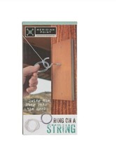 Game Parlor by Meridian Point ~ Wood w/Ring on a String ~ Simple Game of Skill - £17.64 GBP
