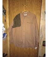 Orvis Shooting Shirt Mens Size Large Button Up Long Sleeve Canvas Should... - £18.34 GBP