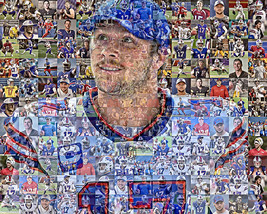 Josh Allen Buffalo Bills Photo Mosaic Print Art Created Using all photos... - £19.53 GBP+