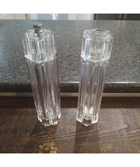 Lucite Acrylic Salt Shaker &amp;  Pepper Mill Grinder Clear MCM - $17.79