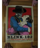 Blink-182 Poster Blink 182 Blink182 Skeleton Cowboy Flagstaff April 19 2017 - $4,954.14 MXN