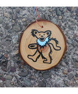 Grateful Dead  Dancing Bear Hand Painted  Wood Ornament    Home  Decor  - $17.76 CAD