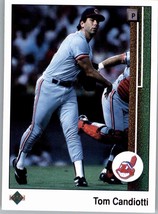 1989 Upper Deck 470 Tom Candiotti  Cleveland Indians - $0.99