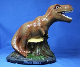 Jurassic World T-Rex Ceramic Coin Piggy Bank Dinosaur Universal Studios New - £17.81 GBP