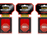 3M Extreme Scotch Mount Double Sided Tape 1 in. x 3 in. (Black) 48 strip... - $31.34
