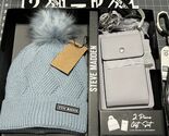 Steve Madden Crossbody Wallet &amp; Hat gift set Pick Blue or Purple New - $32.37