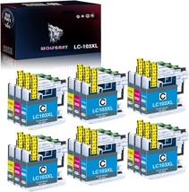 Wolfgray LC103XL Color Ink Cartridges 18 Pack 6C 6M 6Y Compatible with B... - £54.90 GBP