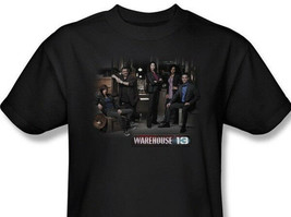 Warehouse 13 TV Series 1st Season Cast and Logo Black T-Shirt, NEW UNWORN - £11.41 GBP