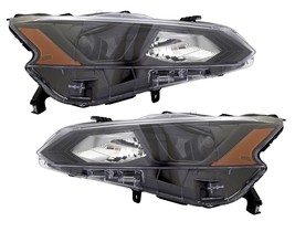 Fit Nissan Altima 2019-202 Black Bezel Headlights Head Lights Lamps Pair - £513.33 GBP