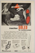 1964 Print Ad Weinbrenner Wood-N-Stream Strike Traction Soled Shoes Milwaukee,WI - £8.82 GBP