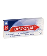 FASCONAL 20 tabs Fast Pain Relief, OTC, No Prescription Necessary - $285.59 MXN
